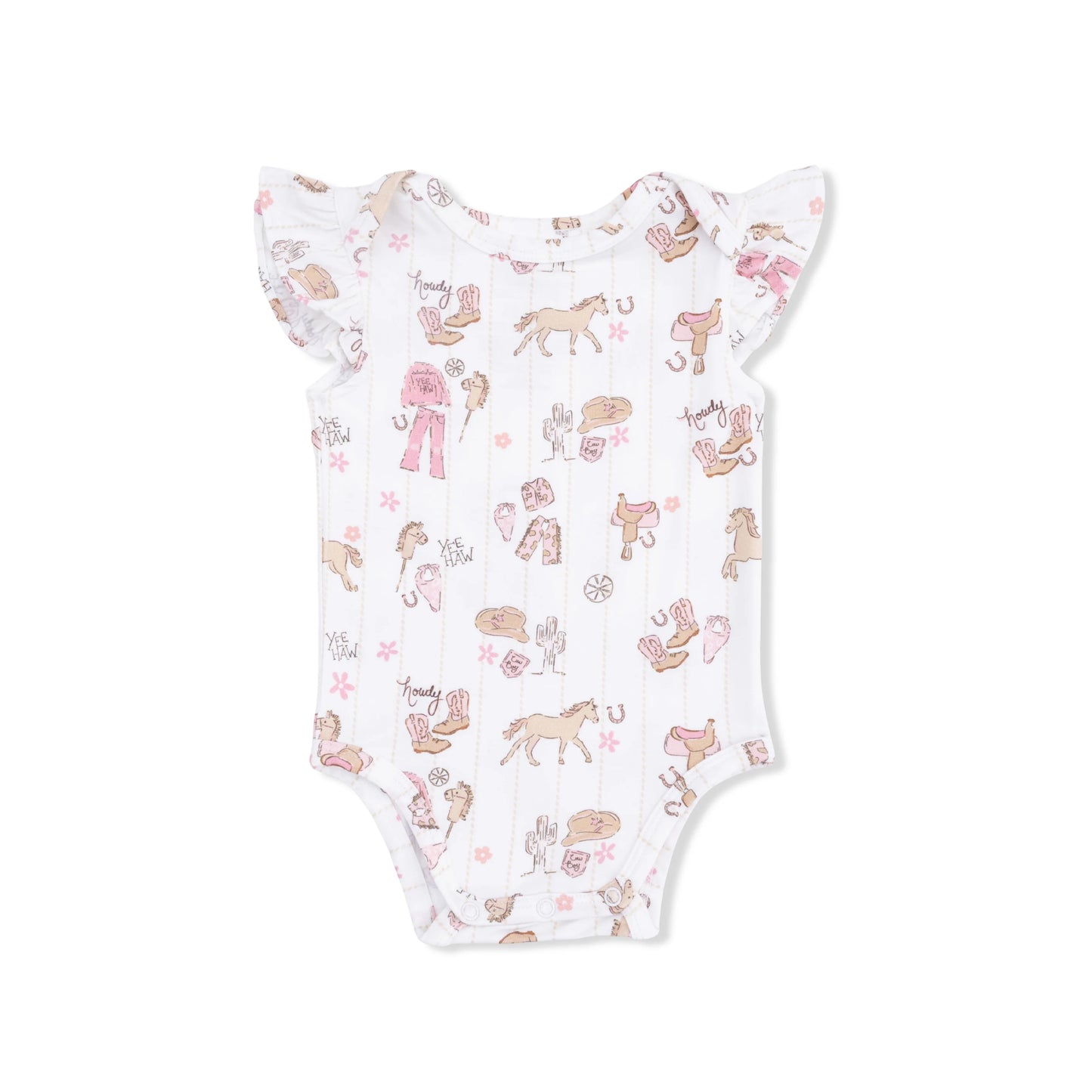 Bamboo Bodysuit - Cowgirl Nursery