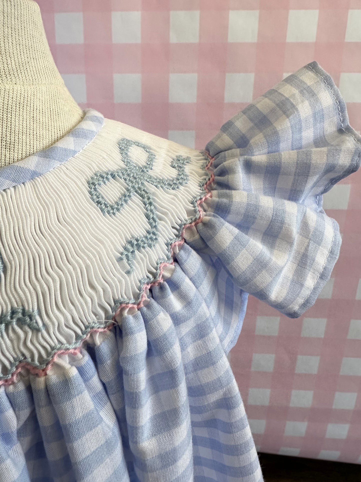 Eden Smocked Bubble - Bows