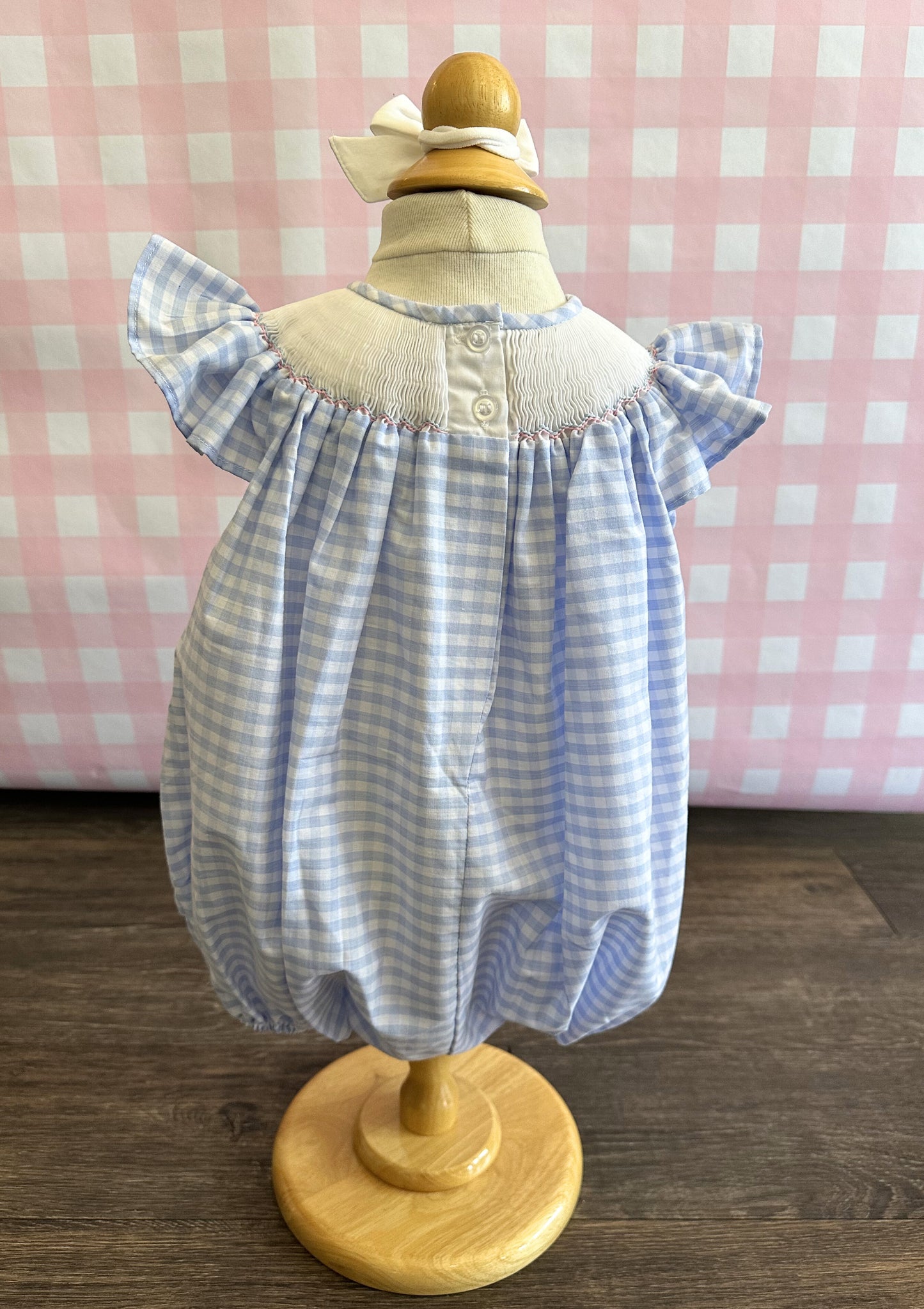 Eden Smocked Bubble - Bows