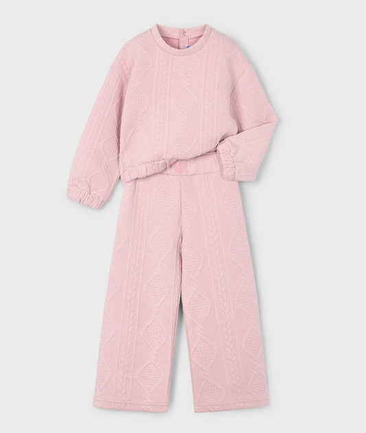 4896 - Girl's Tracksuit - Dusty Pink