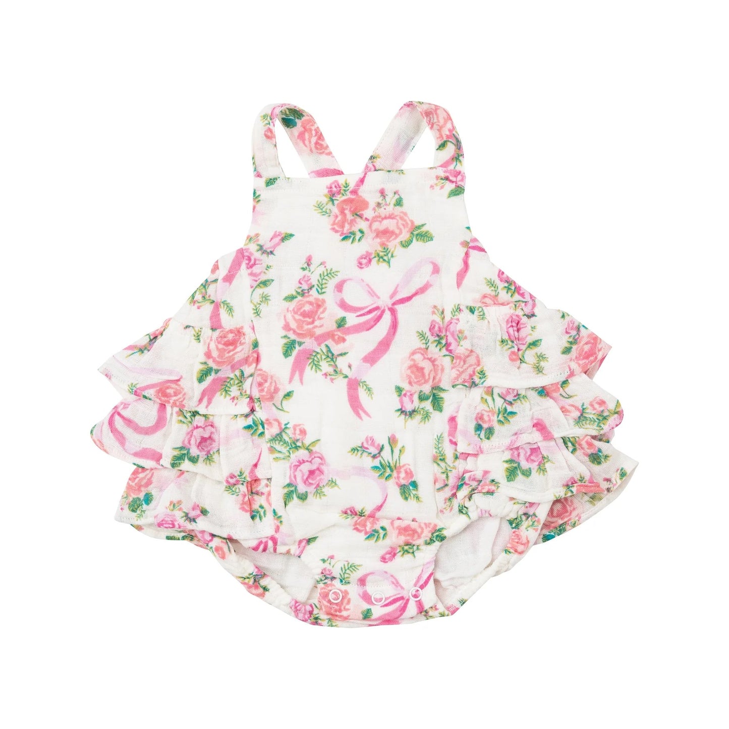 Muslin Bubble - Bow Floral