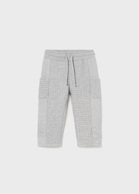 2540 - Baby Sweatpants - Gray Grid