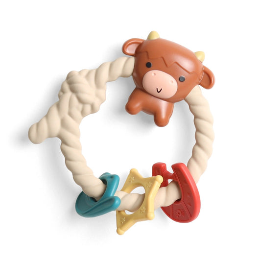 Ritzy Rattle Teether - Highland Cow
