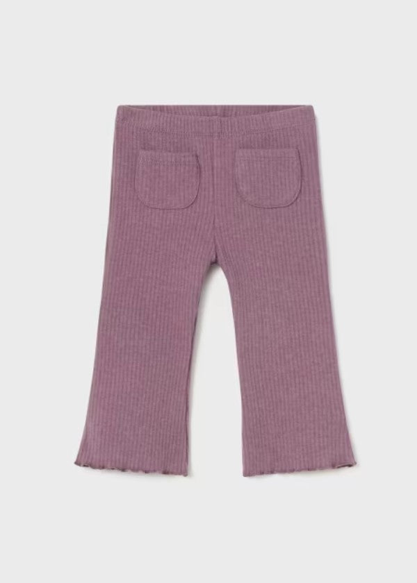 2704 - Baby Rib Knit Legging - Berry