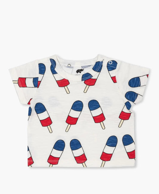 Baby Crewneck Tee- Popsicle