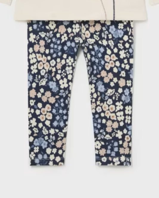 2711 - Baby Printed Leggings - Floral