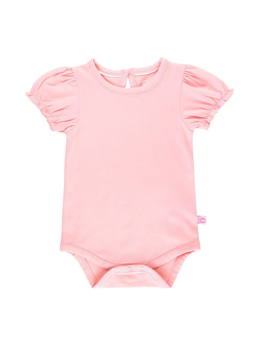 Puff Sleeve Bodysuit - Pink