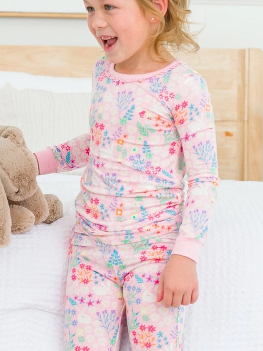 Bamboo Pajama Set - Bunny and Friends