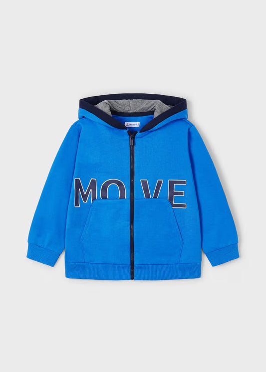 907 - Boys Zip Up Sweatshirt - Blue