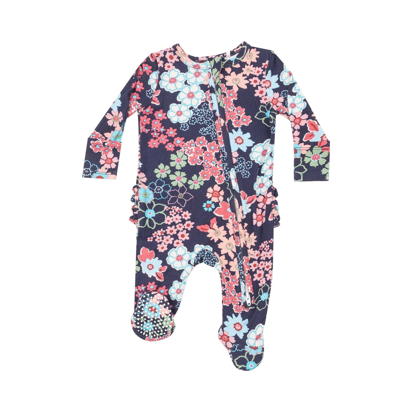 Bamboo Footie Sleeper - Blossoms