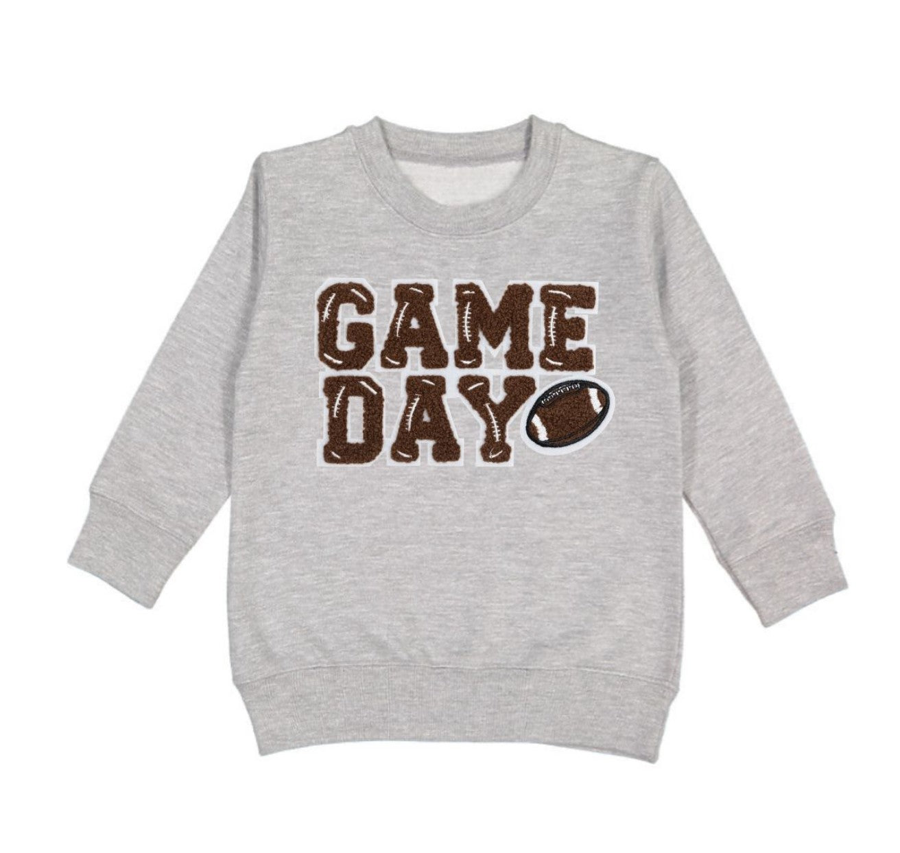 Game Day Patch Sweatshirt - Gray