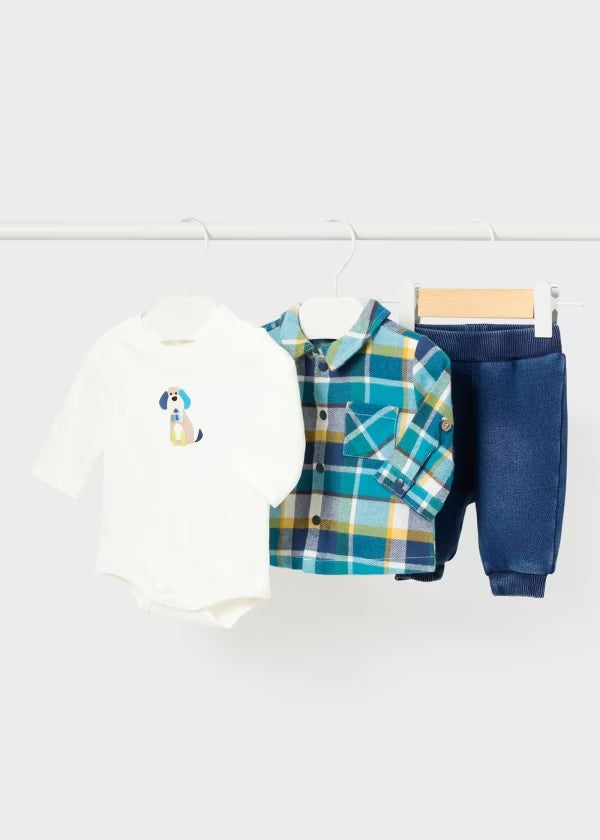 2530 - Infant 3PC Set - Plaid