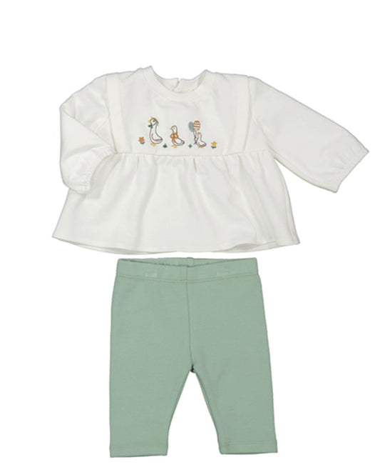 2784 - Infant Top and Pant Set - Cream