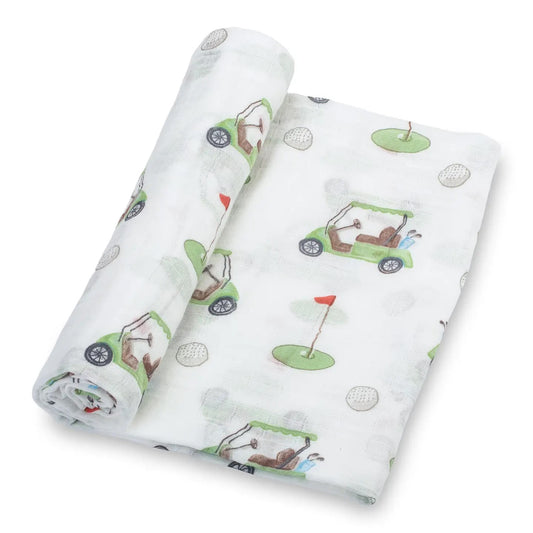 Muslin Swaddle Blanket - Golfcarts