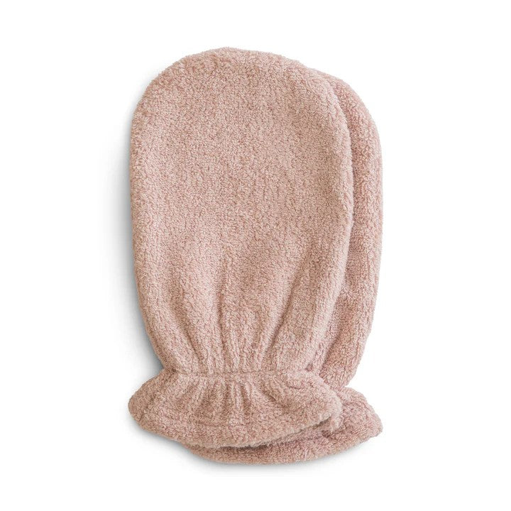 Cotton Bath Mitt 2pk - Blush