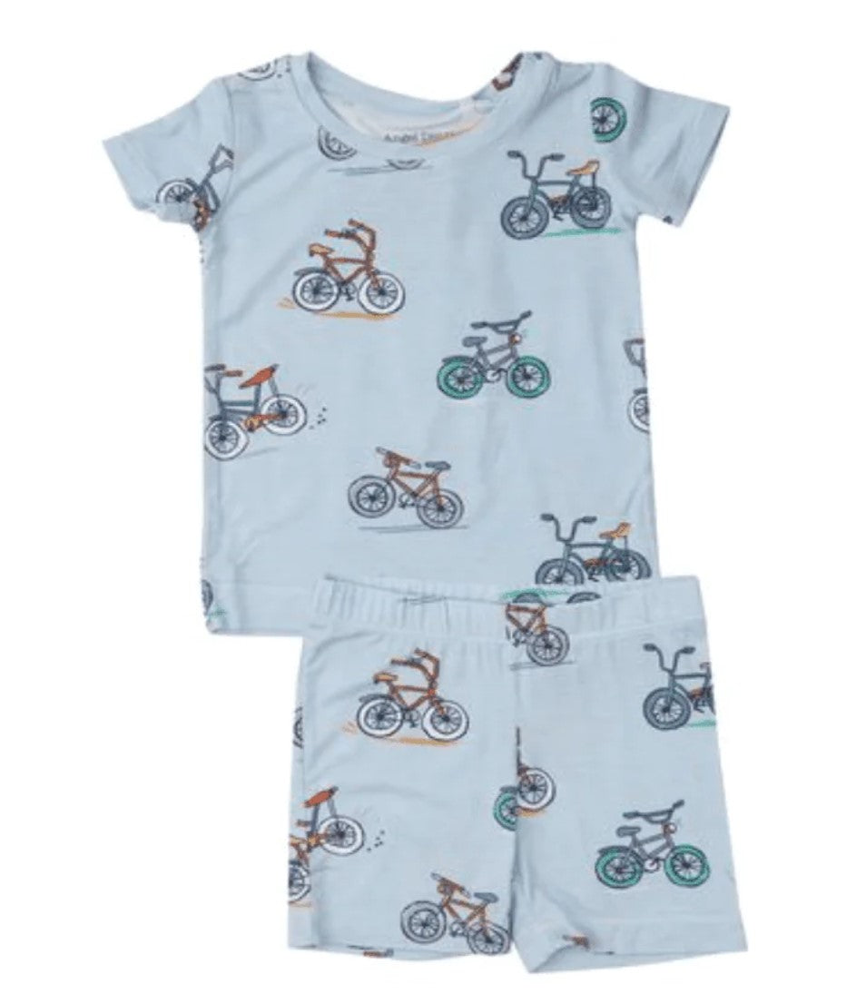 Bamboo Shorts/Short Sleeve PJ - Bikes