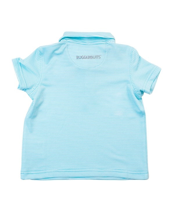 Performance Polo Shirt - Sky Stripe