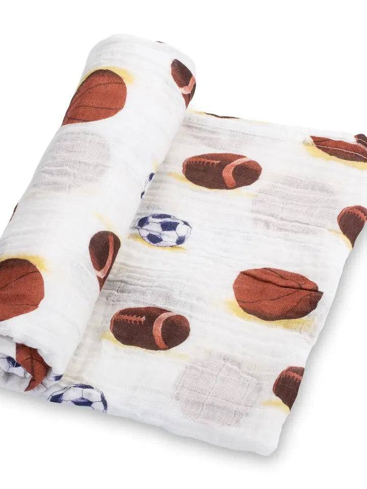 Muslin Swaddle Blanket - Sports