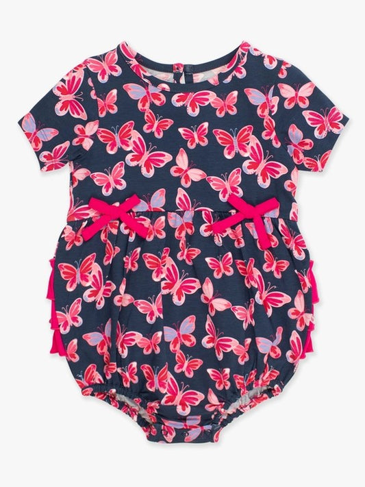 Infant Flutter Romper - Butterfly Bliss