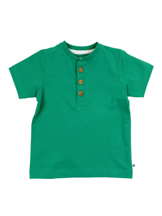 Baby Henley Tee - Green
