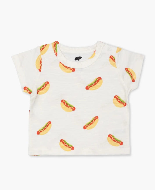 Crewneck Tee- Hotdogs