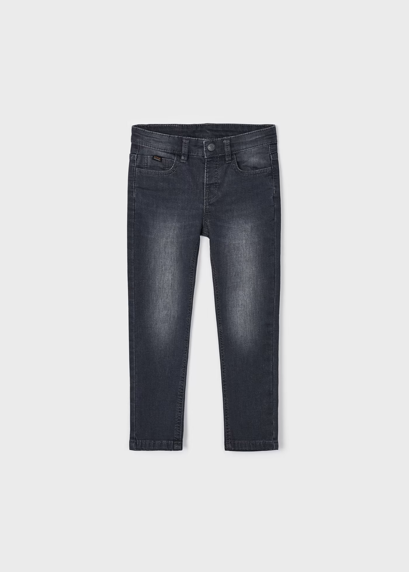 4515 - Boys Denim Slim Pant - Charcoal