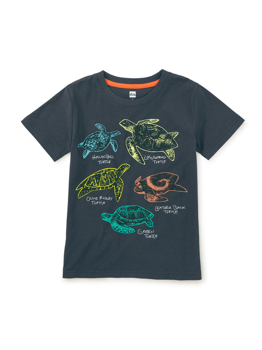 Boys Graphic Tee - Turtle Discovery