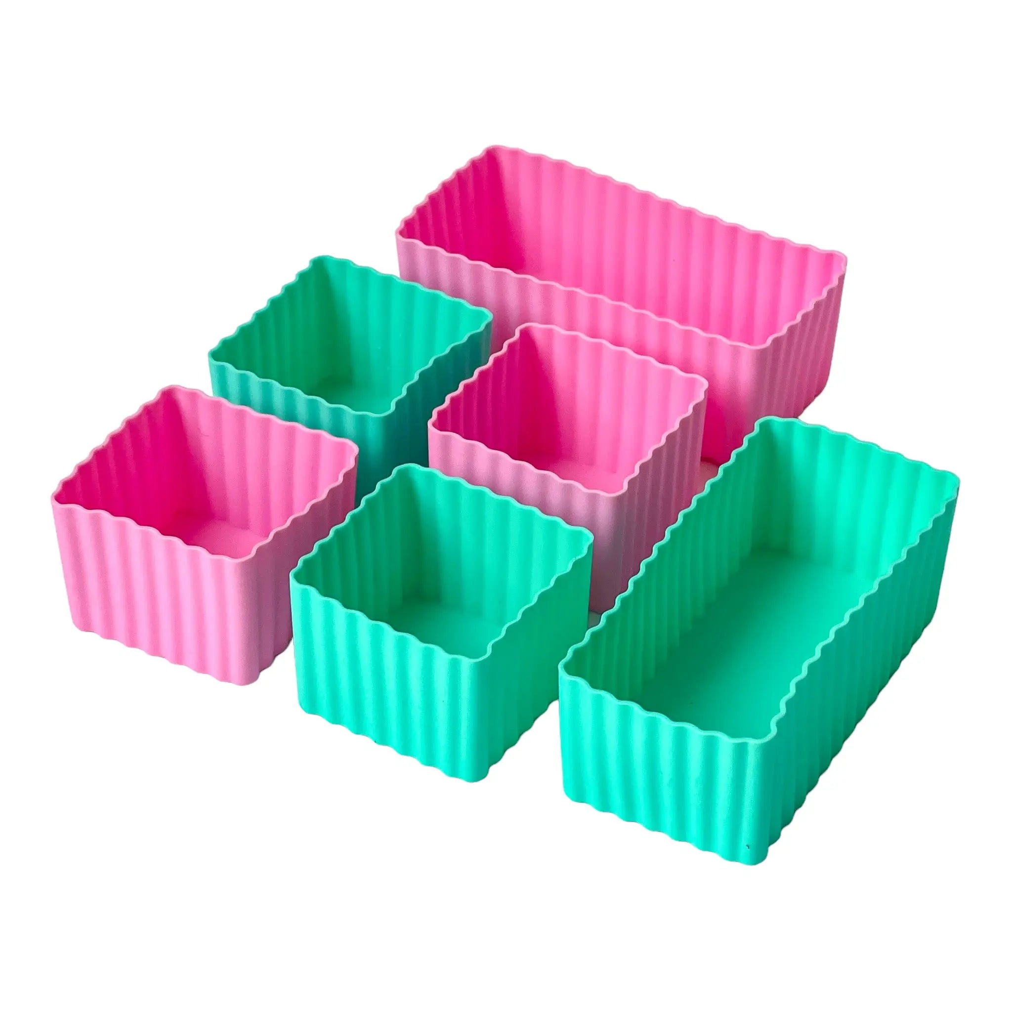 Yumbox Silicone Mini Cups - Pink & Aqua
