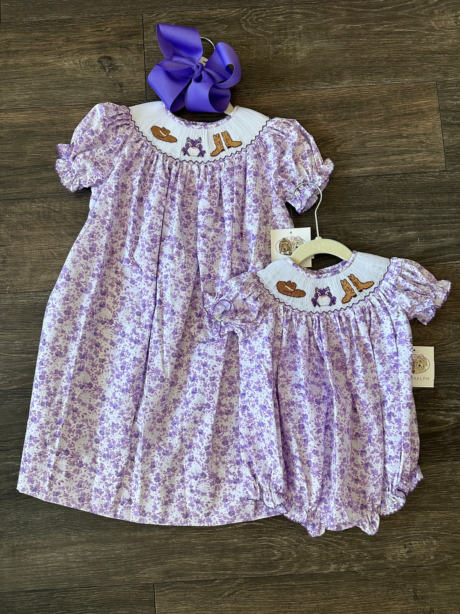 TCU Smocked Bubble