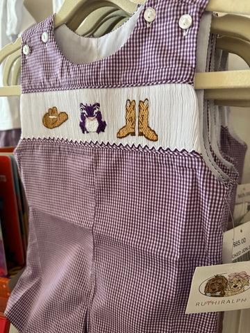 TCU Smocked Jon Jon