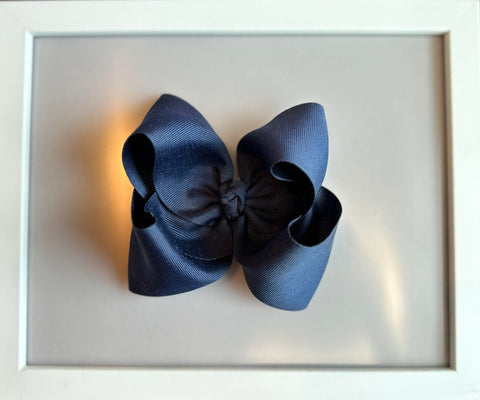 Large Hairbow - Navy