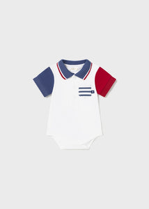 1766 - Infant Polo - Red White Blue