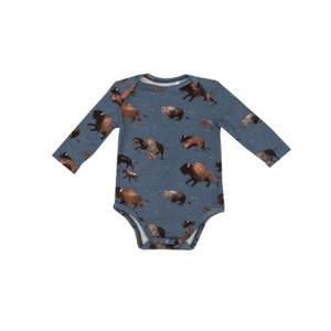 Long Sleeve Bodysuit - Bison
