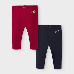 702 - Baby Girl Basic Legging - Red