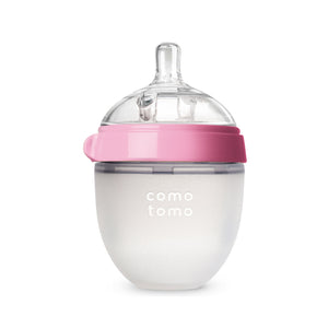 Comotomo Silicone 5oz Baby Bottle - Pink