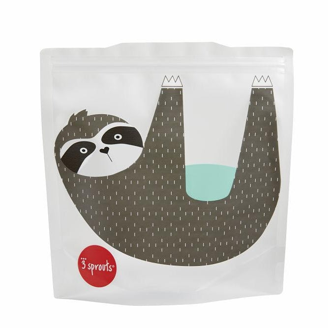 Reusable Sandwich Bag 2 Pack  - Sloth