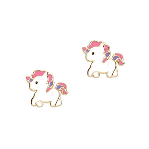 Cutie Stud Earrings - Unicorn