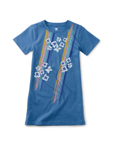 T-Shirt Dress - Rainbow Blossom