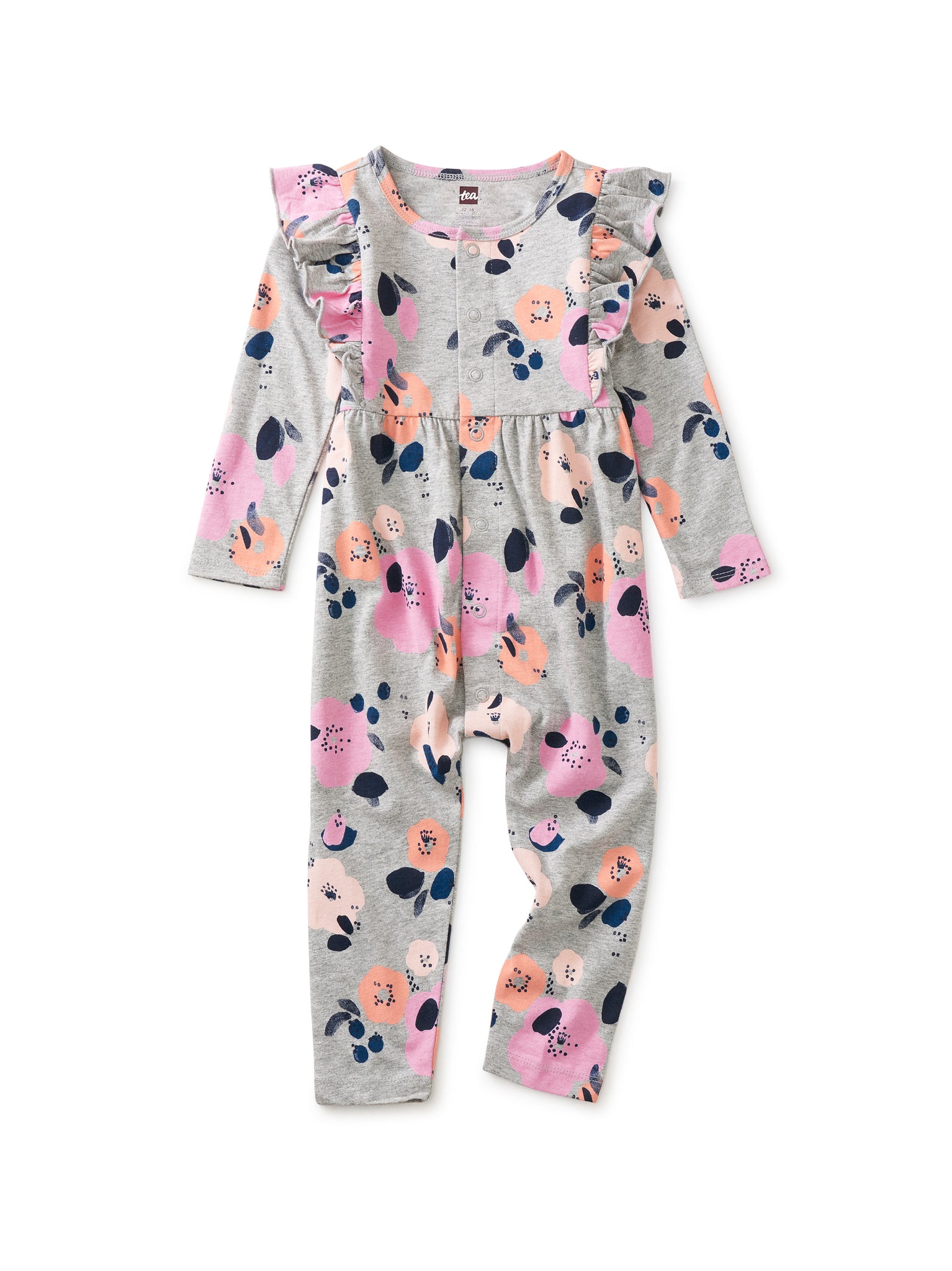 Snap Front Romper - Linea Floral