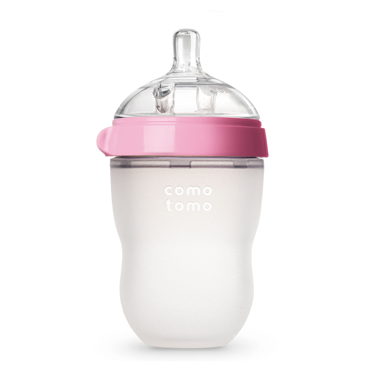 Comotomo Silicone 8oz Baby Bottle - Pink