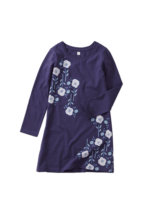 Floral Poppy Dress - Twilight