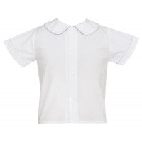 Baby Boy White Collared Shirt