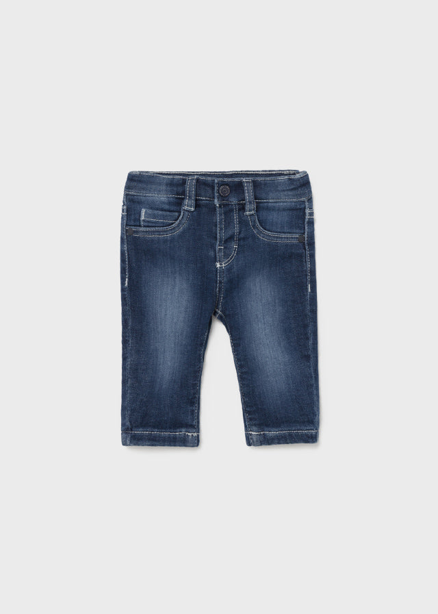 593 - Newborn Jersey Lined Jeans