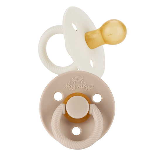 Itzy Soother Pacifier Set - Coconut