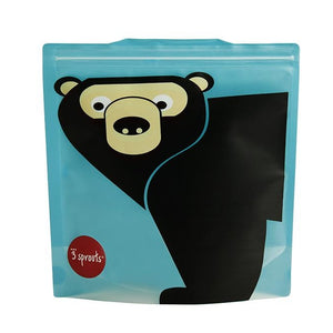 Reusable Sandwich Bag 2 Pack  - Bear
