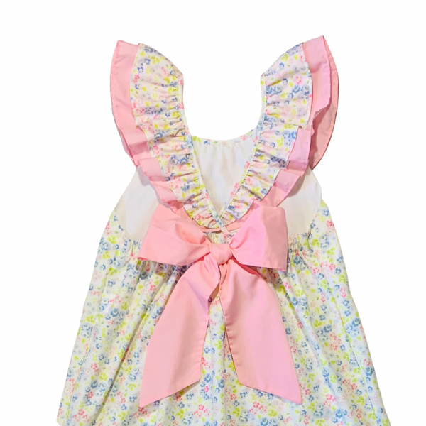 Ruffle Strap Dress - Spring Floral