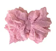 Wide Headband Bow - Bubblegum