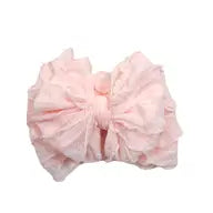 Wide Headband Bow - Sweet Pink