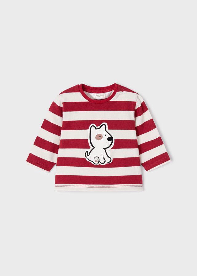 2088 - Infant Graphic Tee - Stripe Puppy