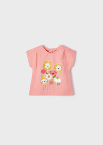 1031 - Pink Lion Baby Tee